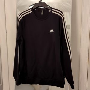 Adidas Mens Crewneck Black Sweatshirt